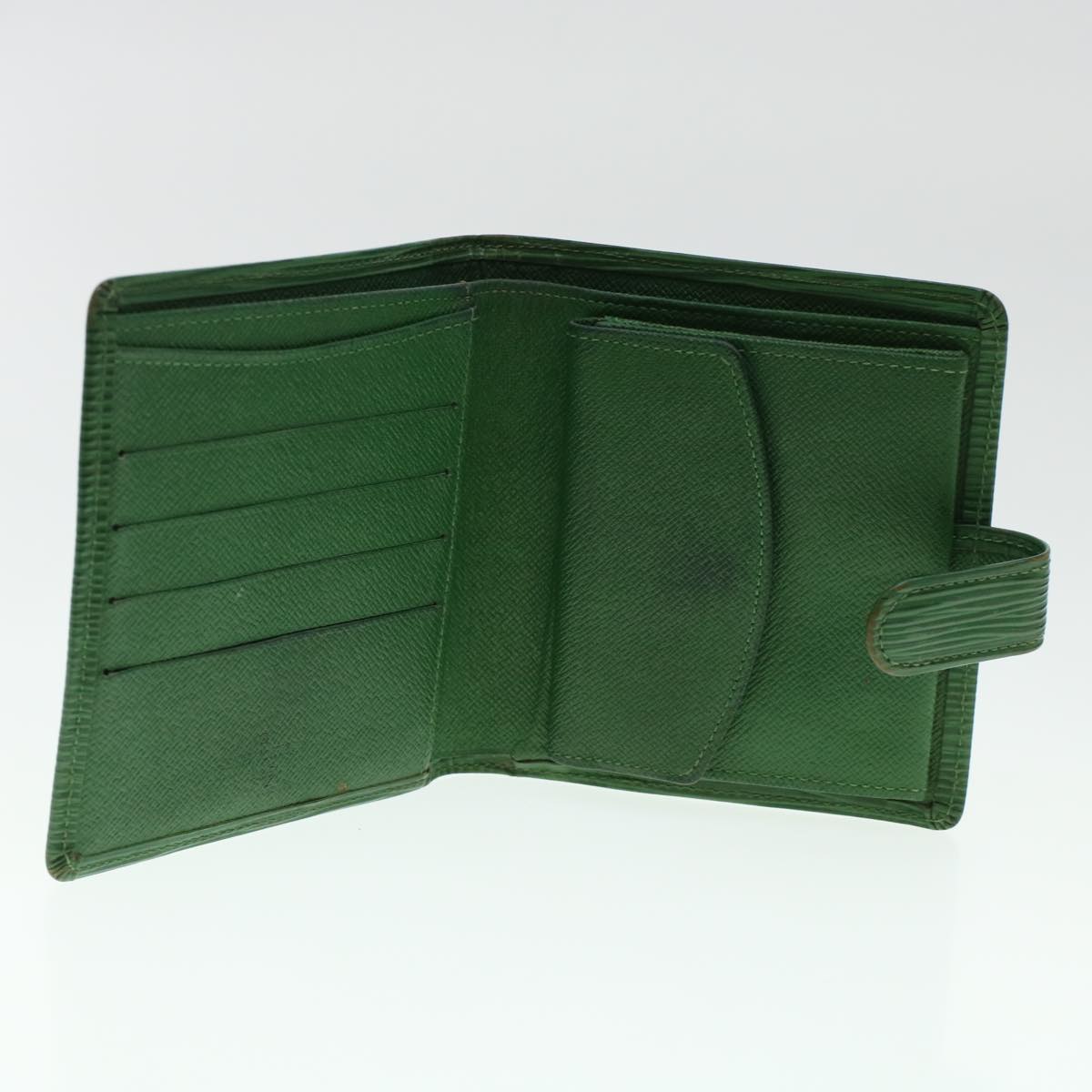 LOUIS VUITTON Epi Wallet 3Set Green LV 45621