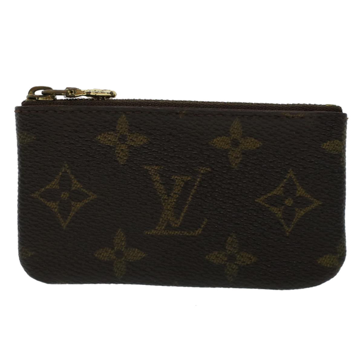 LOUIS VUITTON Monogram Pochette Cles Coin Purse M62650 LV 45623