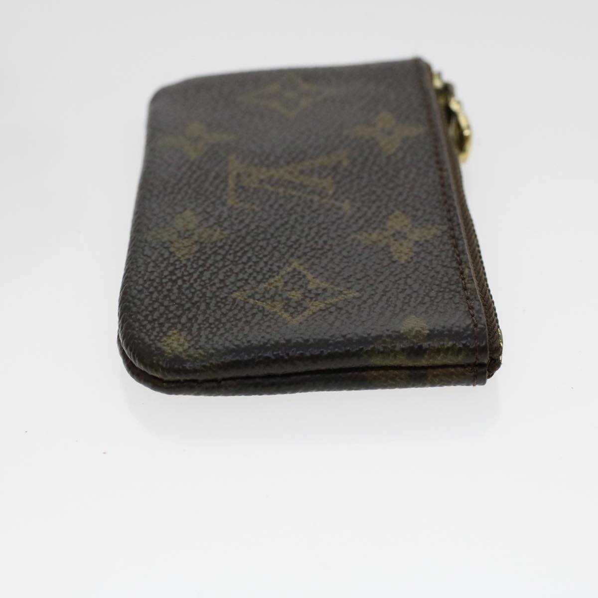 LOUIS VUITTON Monogram Pochette Cles Coin Purse M62650 LV 45623