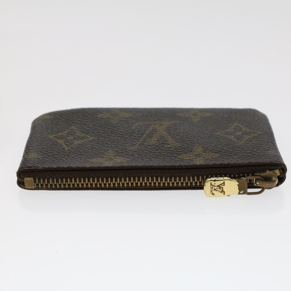 LOUIS VUITTON Monogram Pochette Cles Coin Purse M62650 LV 45623
