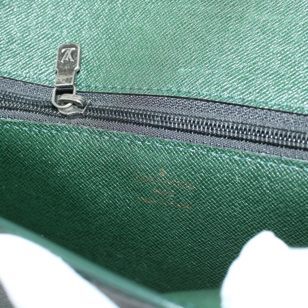 LOUIS VUITTON Taiga Leather Clutch Bag Epicea LV 45625