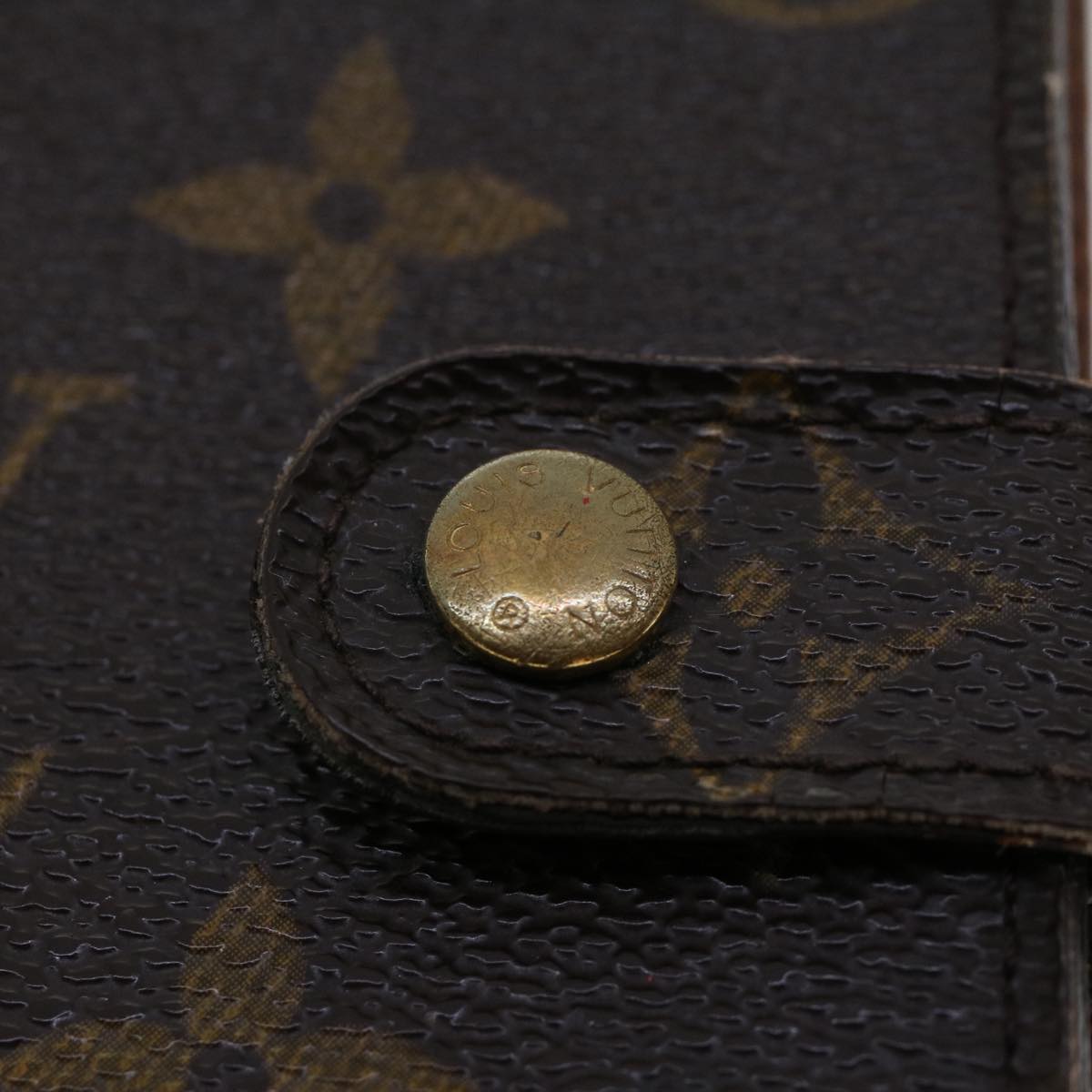 LOUIS VUITTON Monogram Agenda PM Day Planner Cover R20005 LV 45627