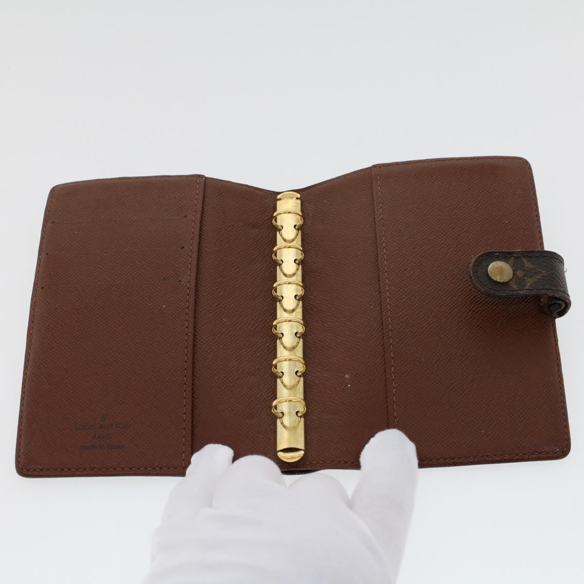 LOUIS VUITTON Monogram Agenda PM Day Planner Cover R20005 LV 45627
