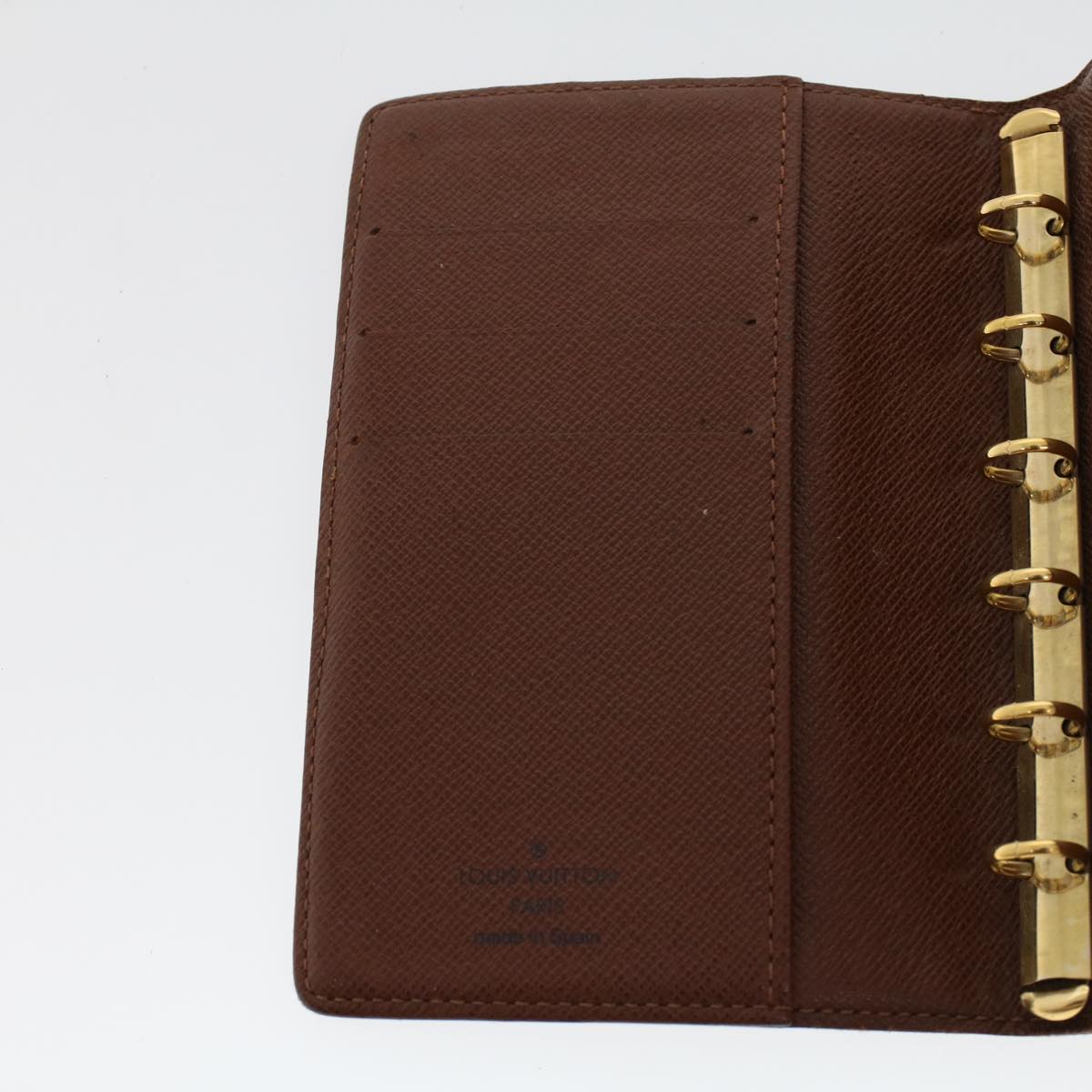 LOUIS VUITTON Monogram Agenda PM Day Planner Cover R20005 LV 45627