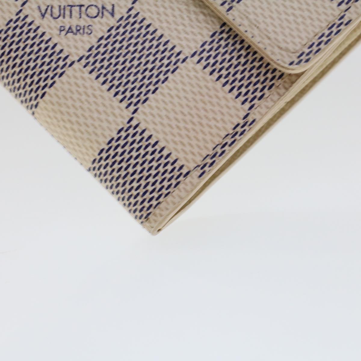LOUIS VUITTON Damier Azur Portefeuille Sarah Long Wallet N63208 LV 45629