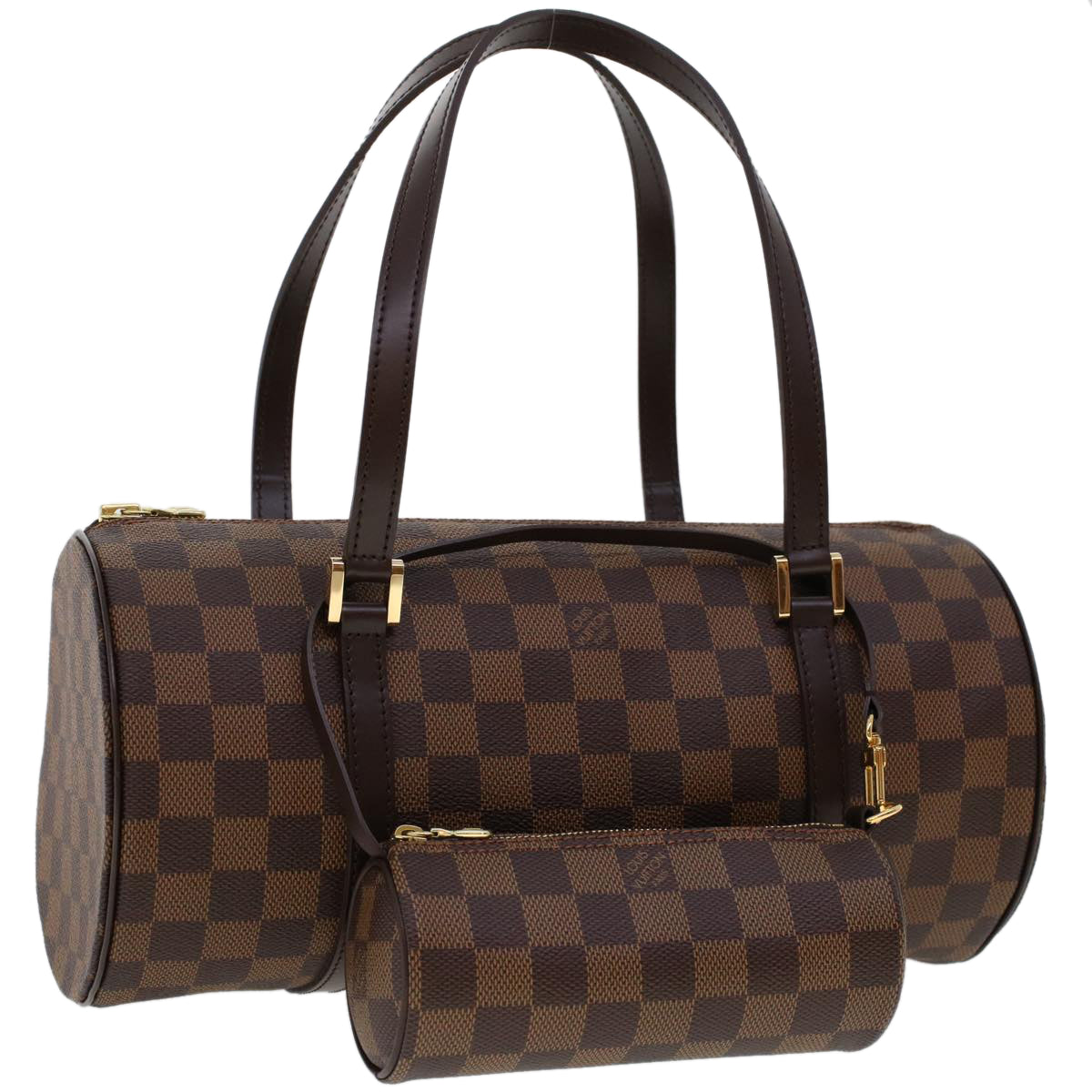 LOUIS VUITTON Damier Ebene Papillon 30 Hand Bag N51303 LV 45635A