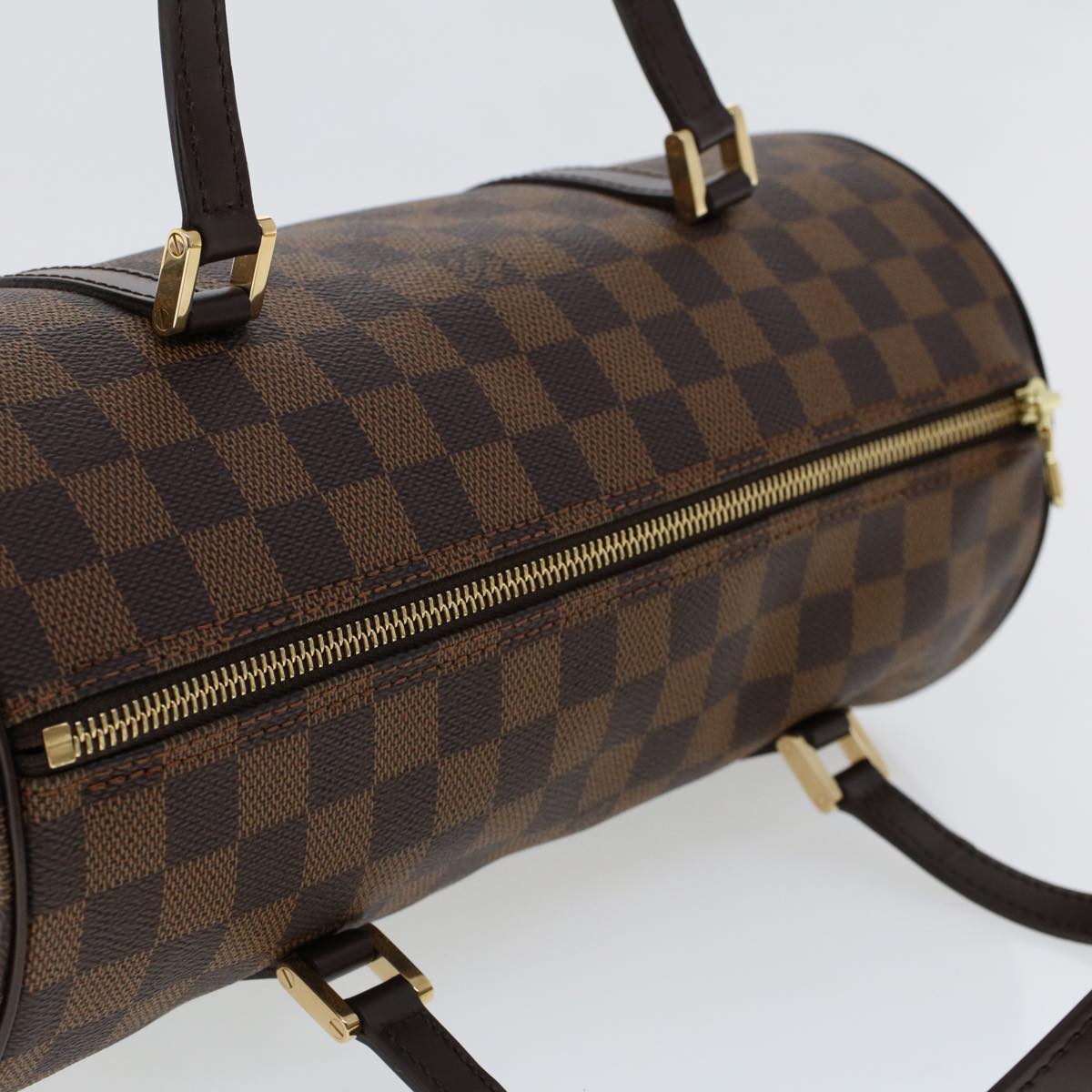 LOUIS VUITTON Damier Ebene Papillon 30 Hand Bag N51303 LV 45635A