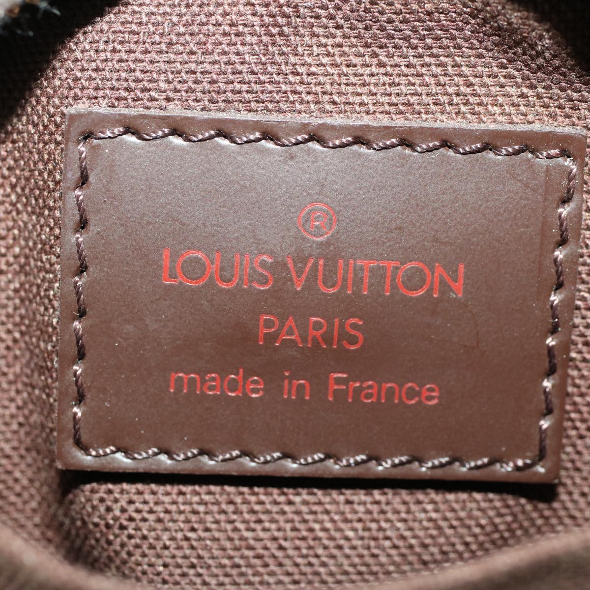 LOUIS VUITTON Damier Ebene Etui Okapi PM Pouch N61738 LV 45636