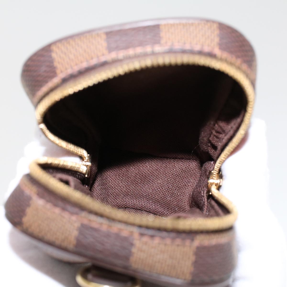 LOUIS VUITTON Damier Ebene Etui Okapi PM Pouch N61738 LV 45636