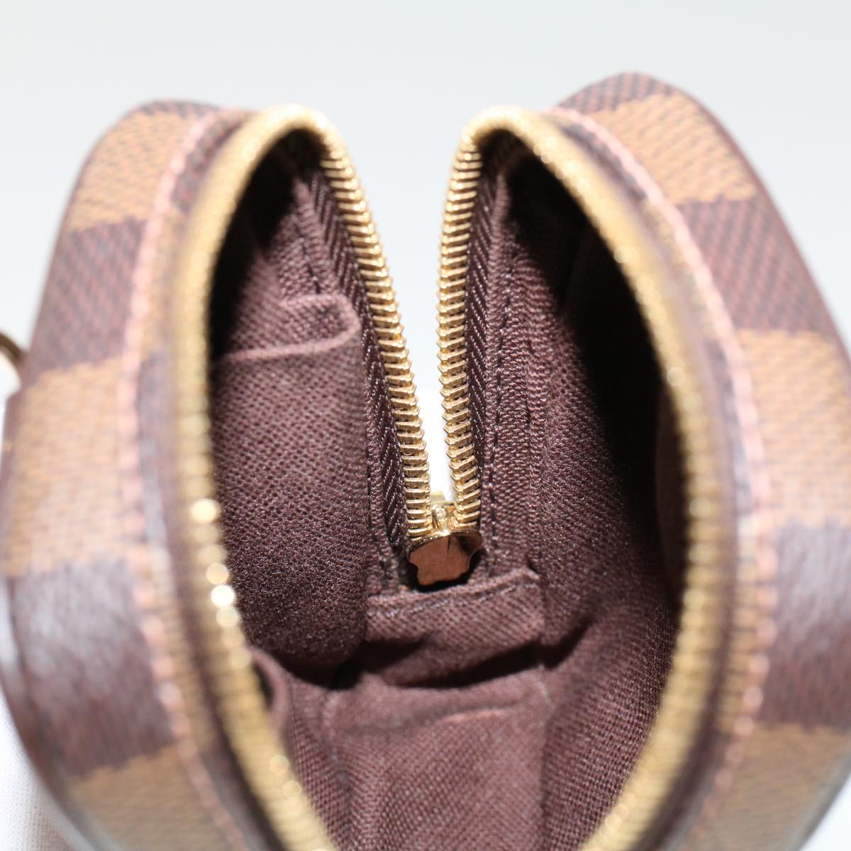 LOUIS VUITTON Damier Ebene Etui Okapi PM Pouch N61738 LV 45636