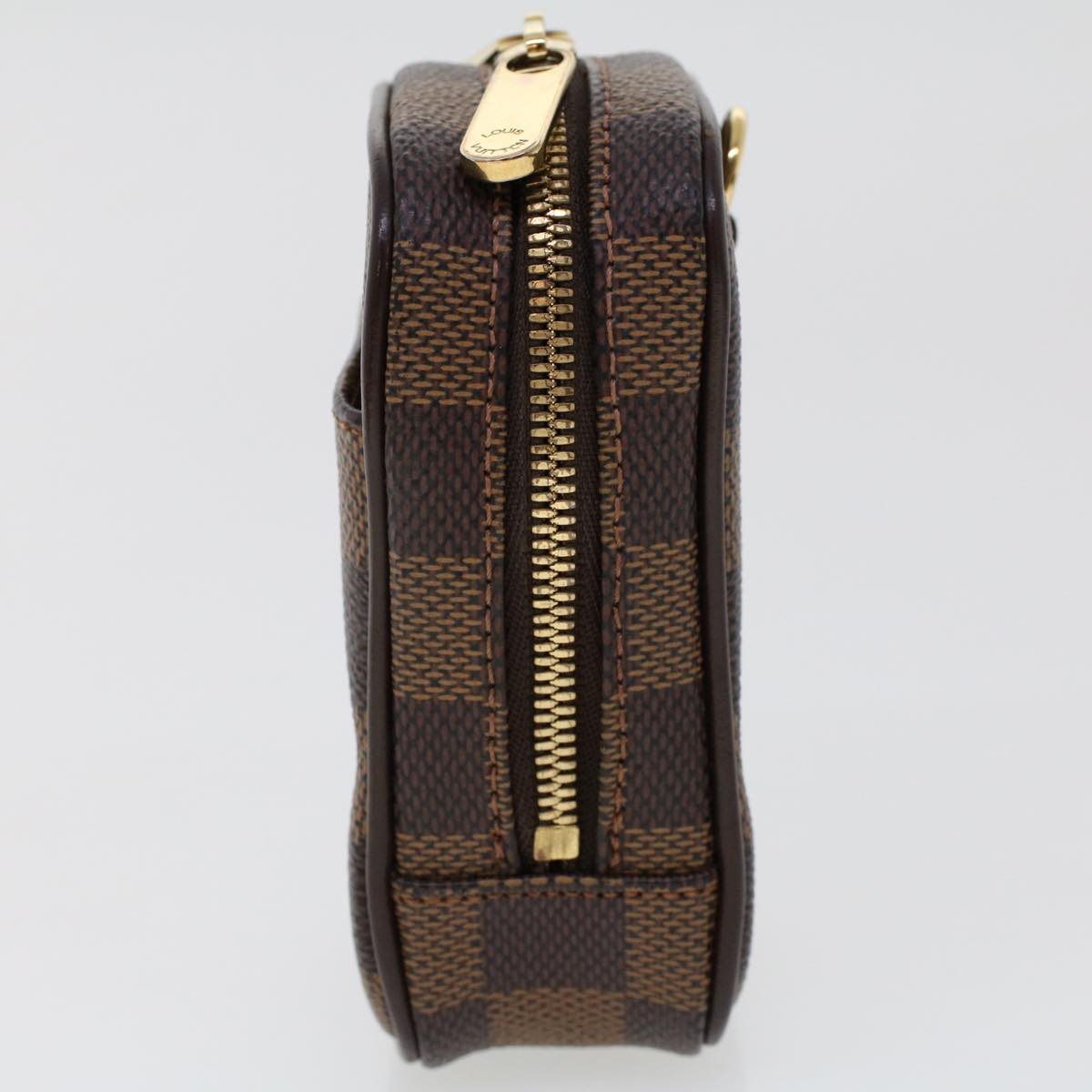 LOUIS VUITTON Damier Ebene Etui Okapi PM Pouch N61738 LV 45636