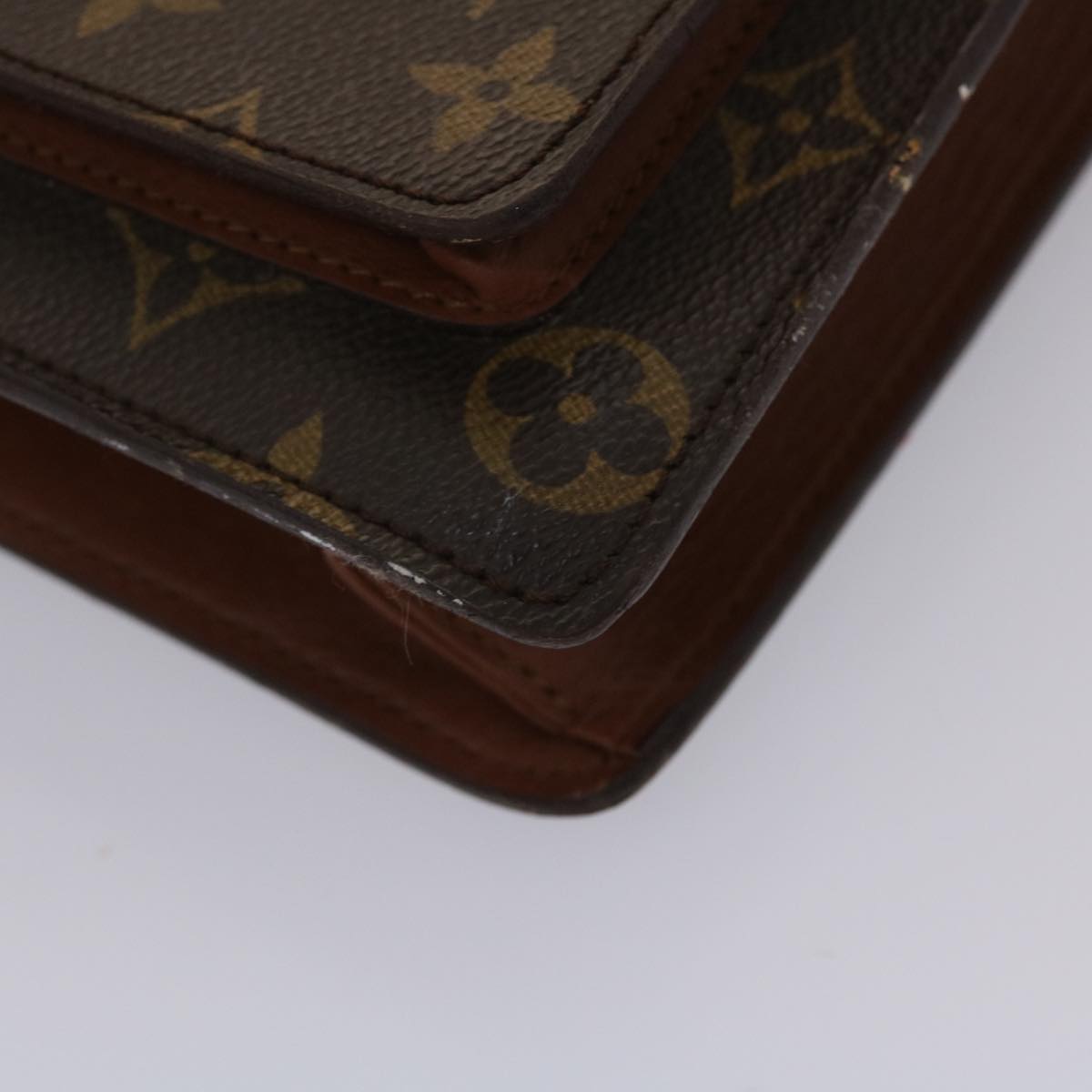 LOUIS VUITTON Monogram Monceau 28 Hand Bag 2way M51185 LV 45646
