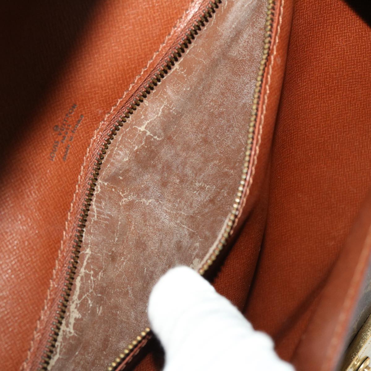 LOUIS VUITTON Monogram Monceau 28 Hand Bag 2way M51185 LV 45646
