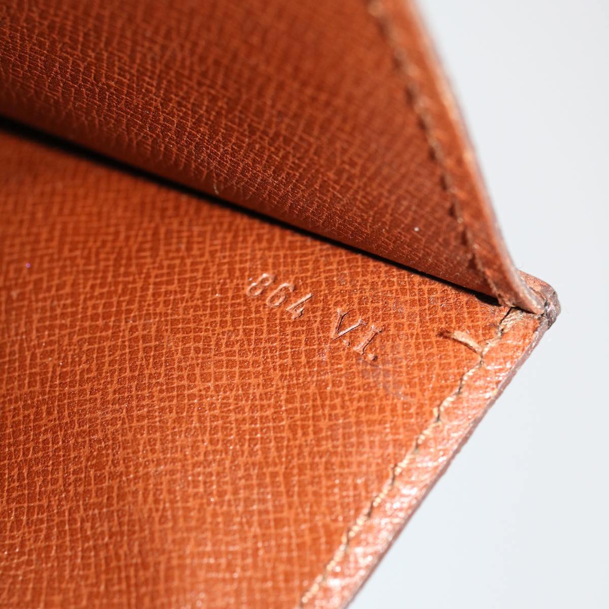 LOUIS VUITTON Monogram Monceau 28 Hand Bag 2way M51185 LV 45646