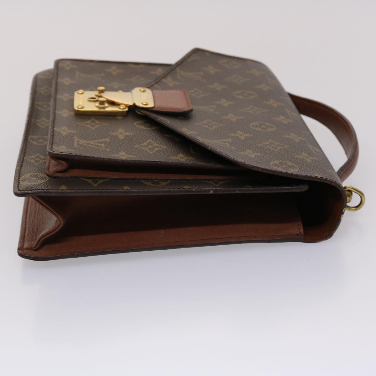 LOUIS VUITTON Monogram Monceau 28 Hand Bag 2way M51185 LV 45646
