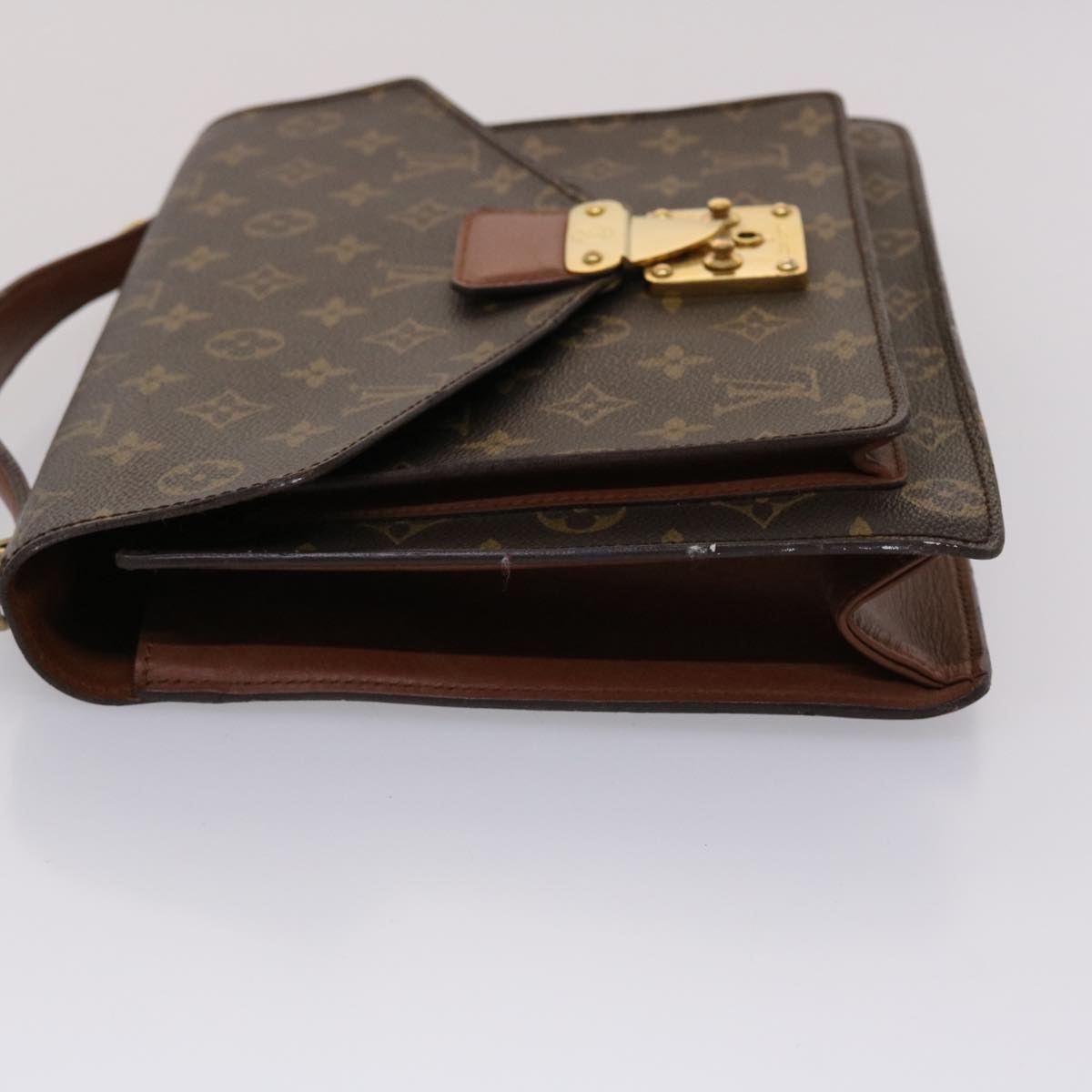 LOUIS VUITTON Monogram Monceau 28 Hand Bag 2way M51185 LV 45646