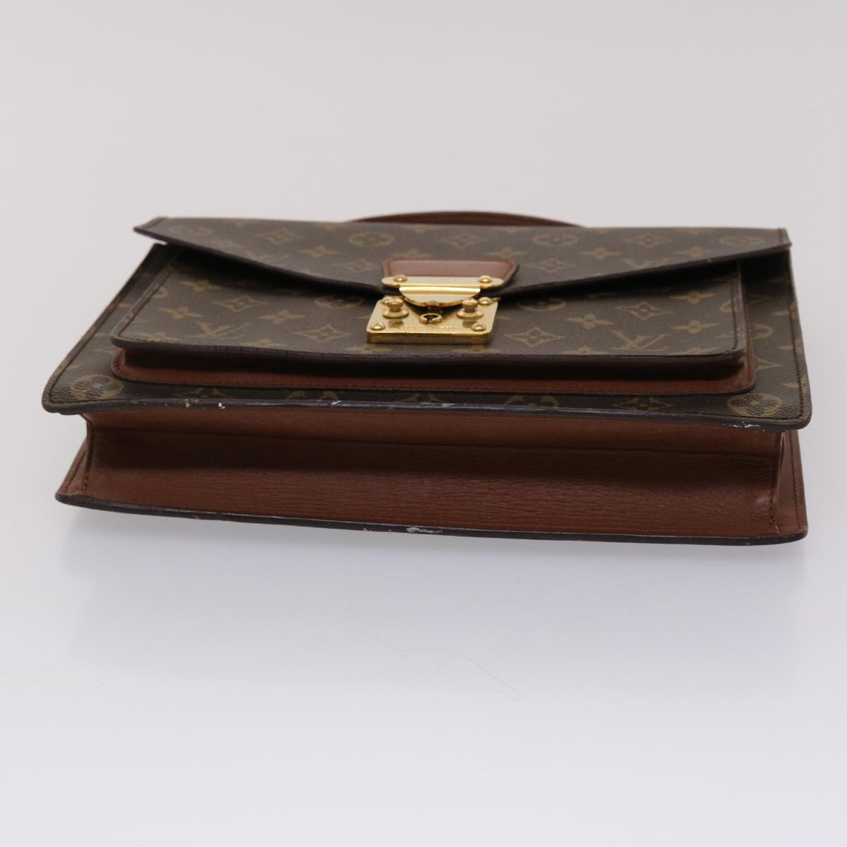 LOUIS VUITTON Monogram Monceau 28 Hand Bag 2way M51185 LV 45646