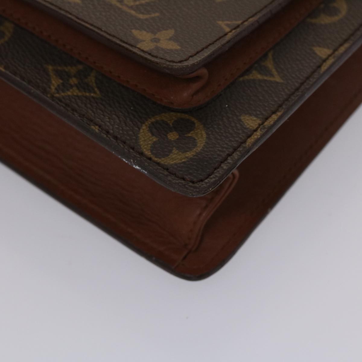 LOUIS VUITTON Monogram Monceau 28 Hand Bag 2way M51185 LV 45646