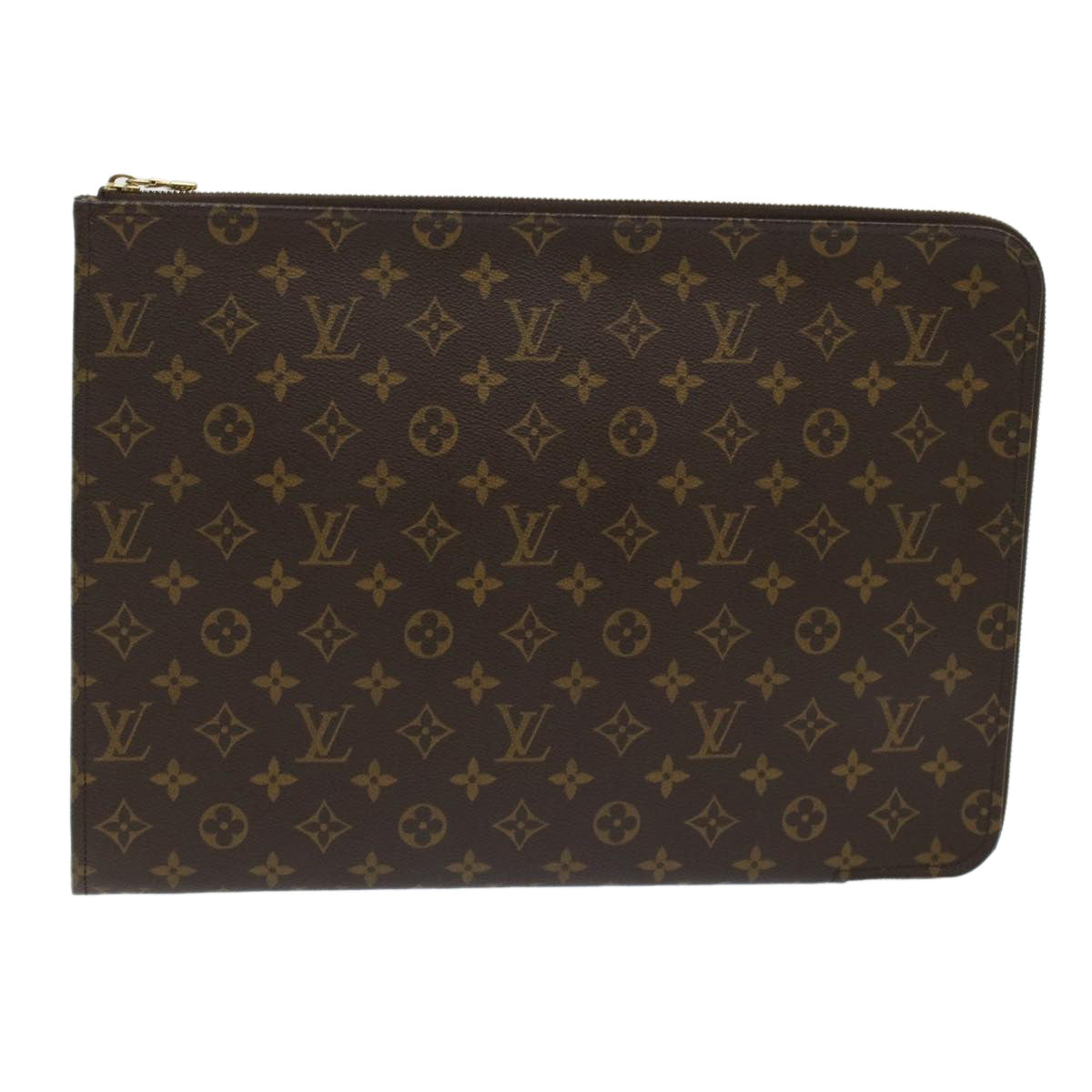 LOUIS VUITTON Monogram Posh Documents Clutch Bag M53456 LV 45647A