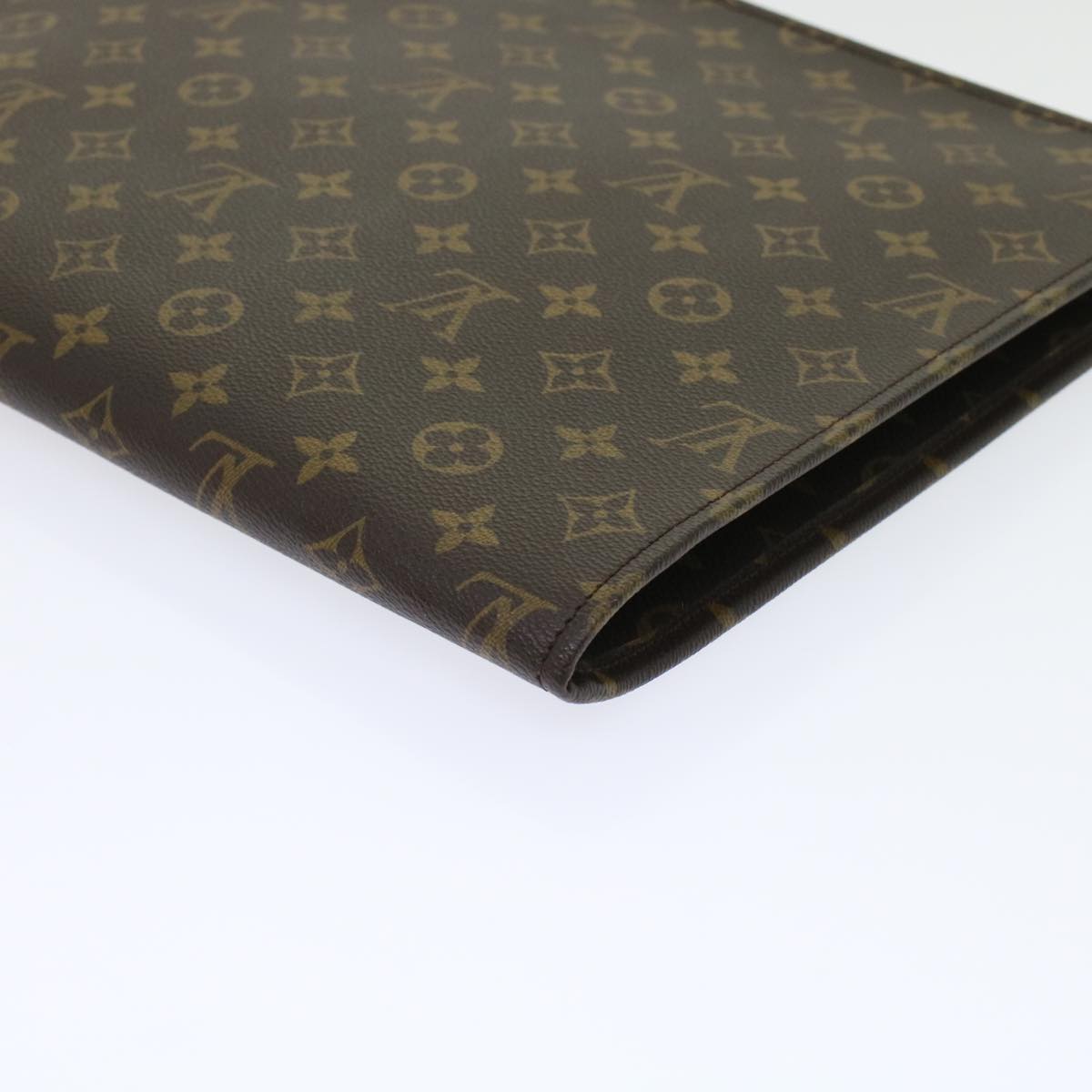 LOUIS VUITTON Monogram Posh Documents Clutch Bag M53456 LV 45647A