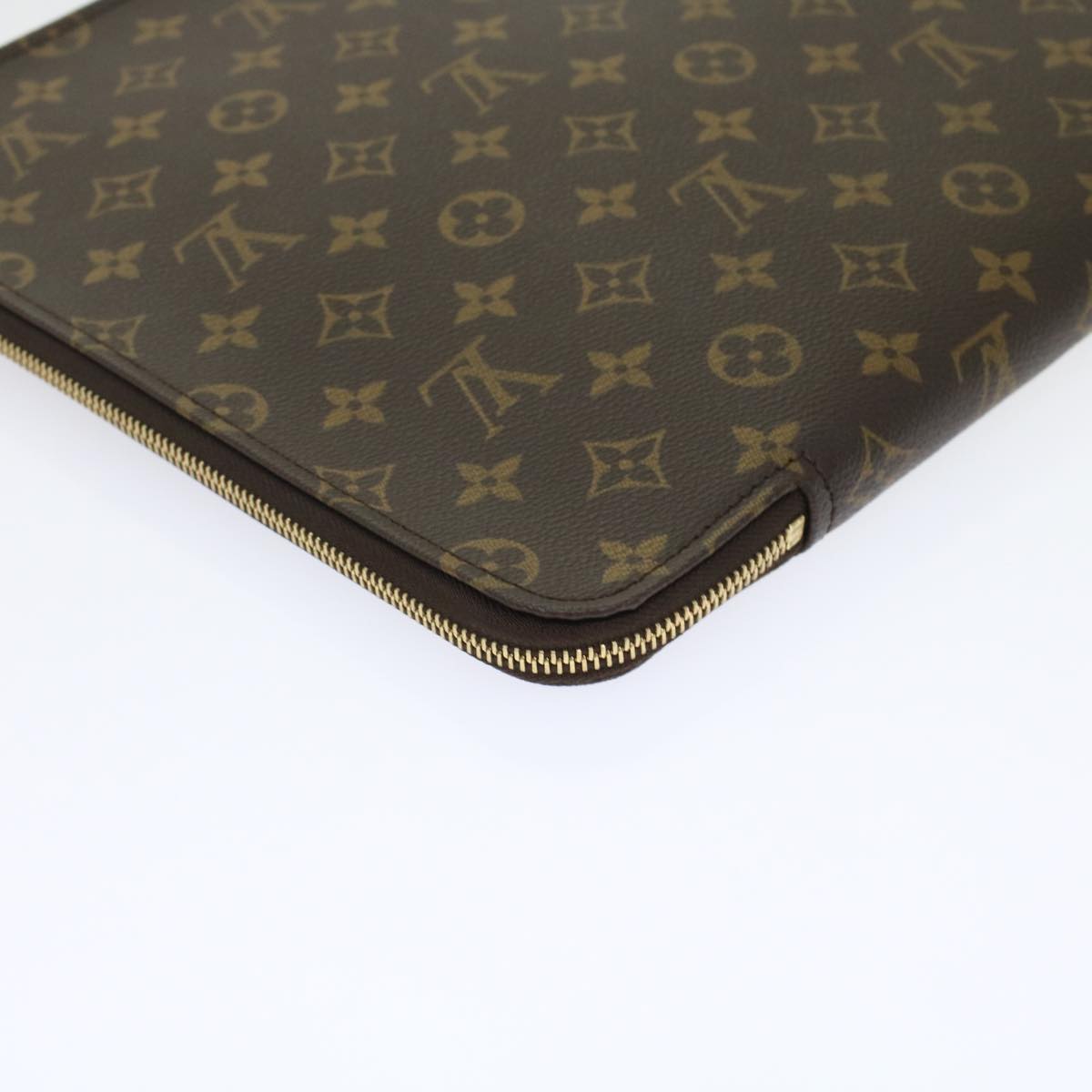 LOUIS VUITTON Monogram Posh Documents Clutch Bag M53456 LV 45647A