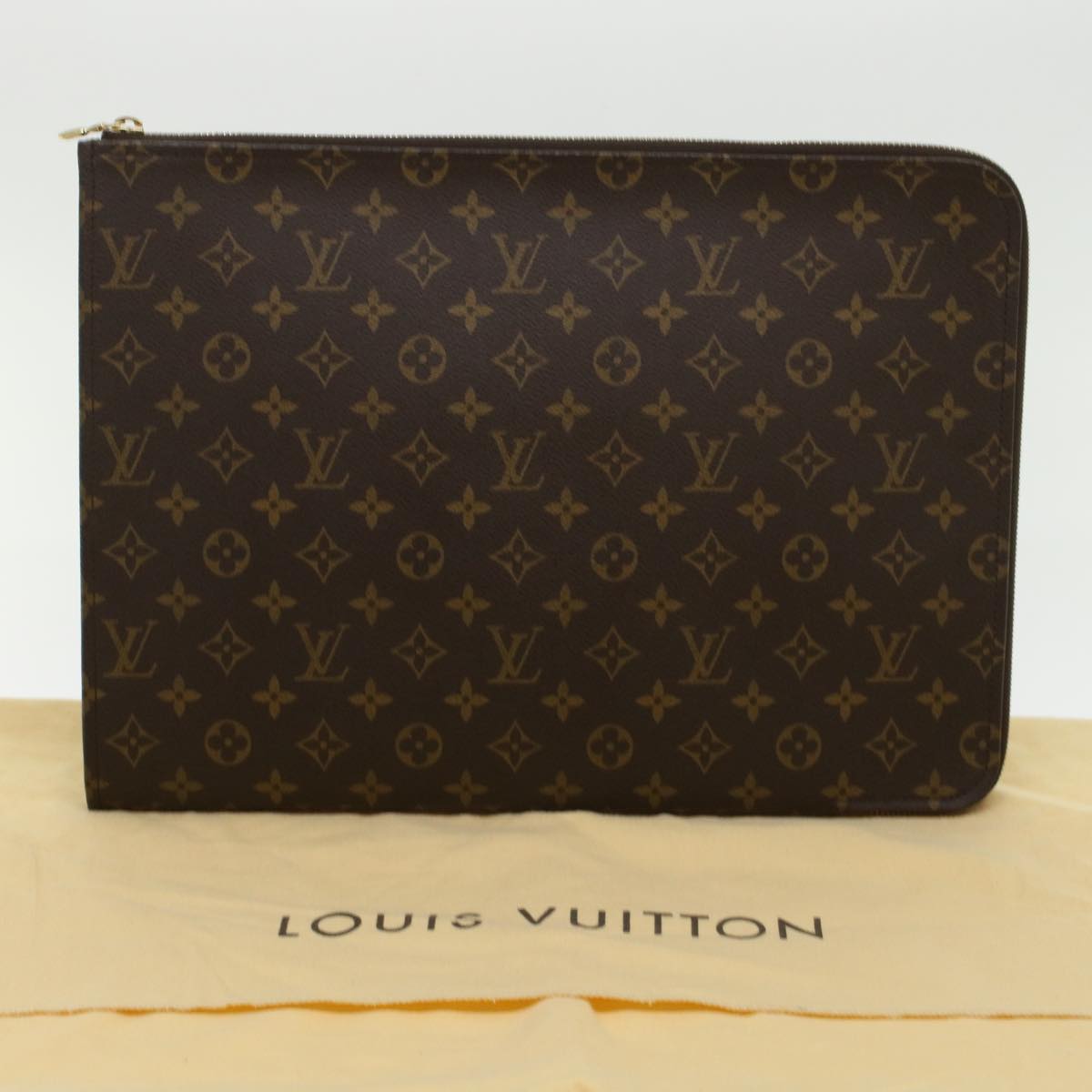 LOUIS VUITTON Monogram Posh Documents Clutch Bag M53456 LV 45647A