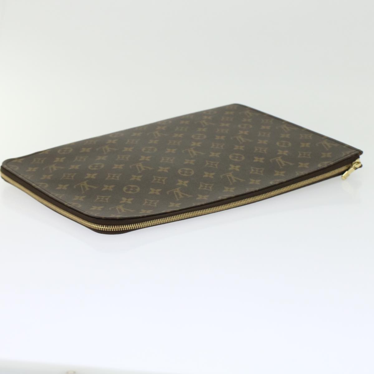LOUIS VUITTON Monogram Posh Documents Clutch Bag M53456 LV 45647A