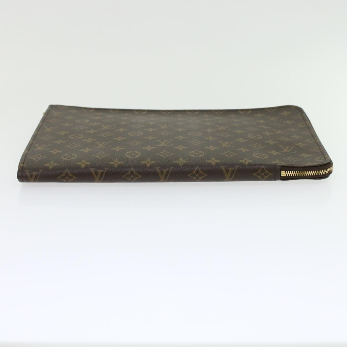LOUIS VUITTON Monogram Posh Documents Clutch Bag M53456 LV 45647A
