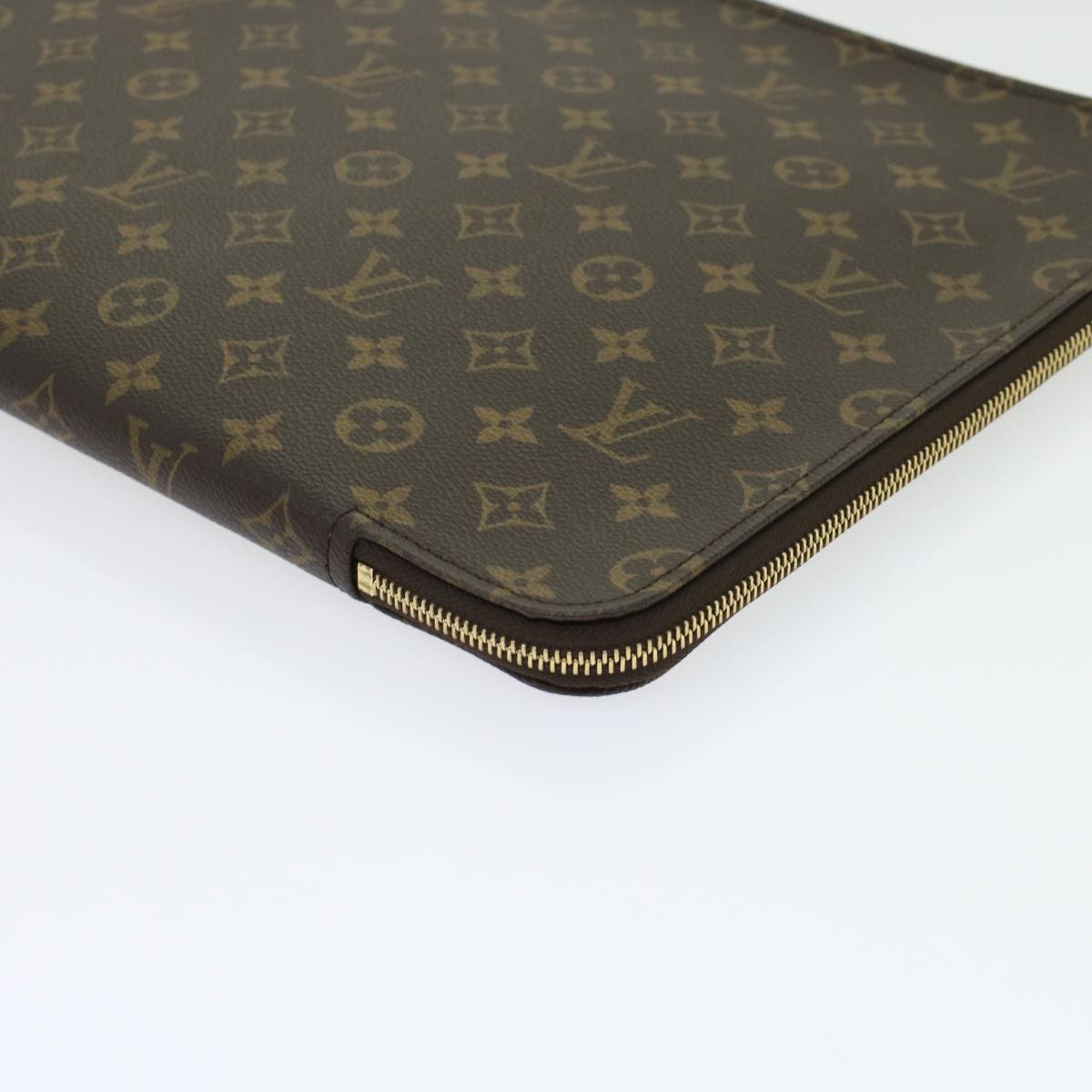 LOUIS VUITTON Monogram Posh Documents Clutch Bag M53456 LV 45647A