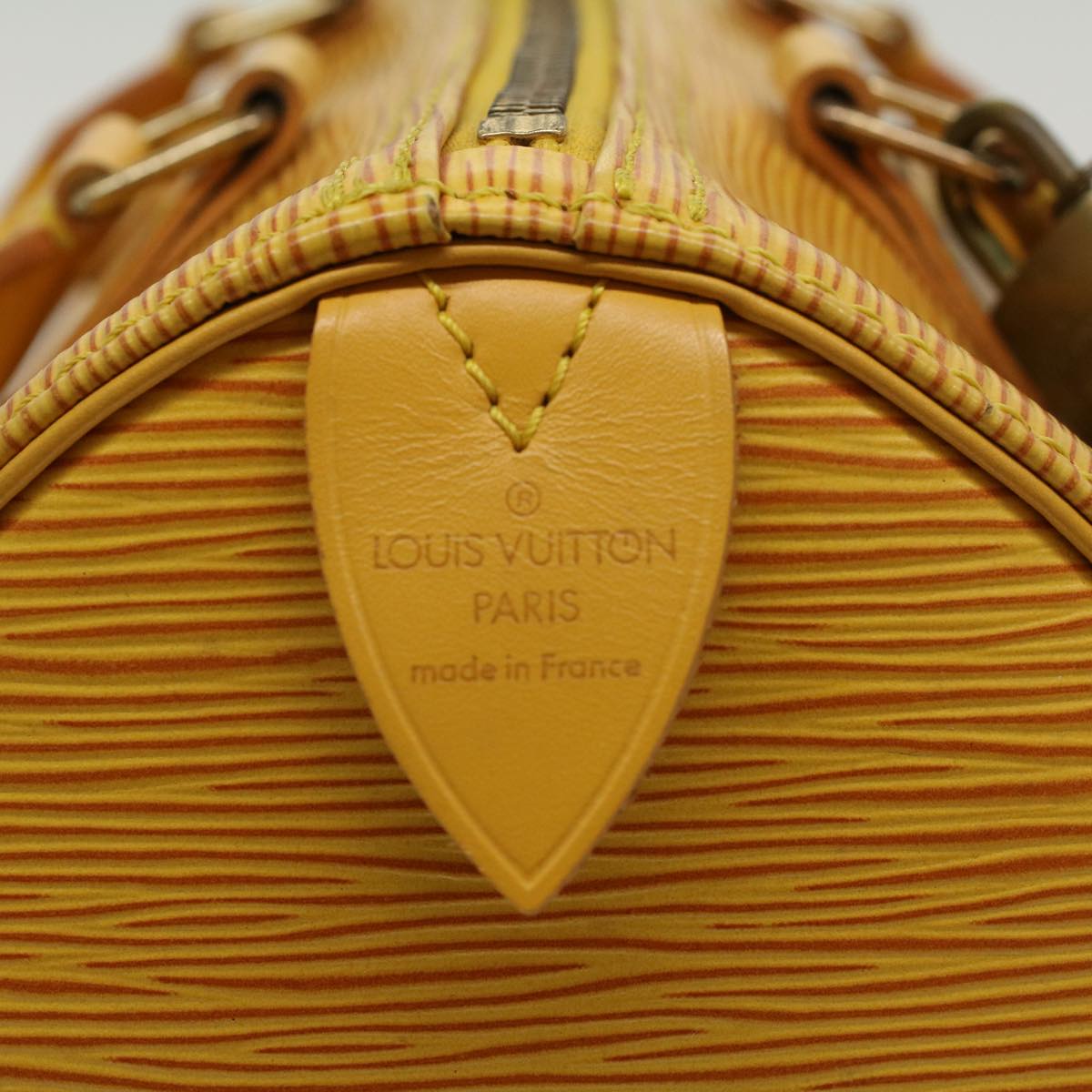 LOUIS VUITTON Epi Speedy 25 Hand Bag Tassili Yellow M43019 LV 45649