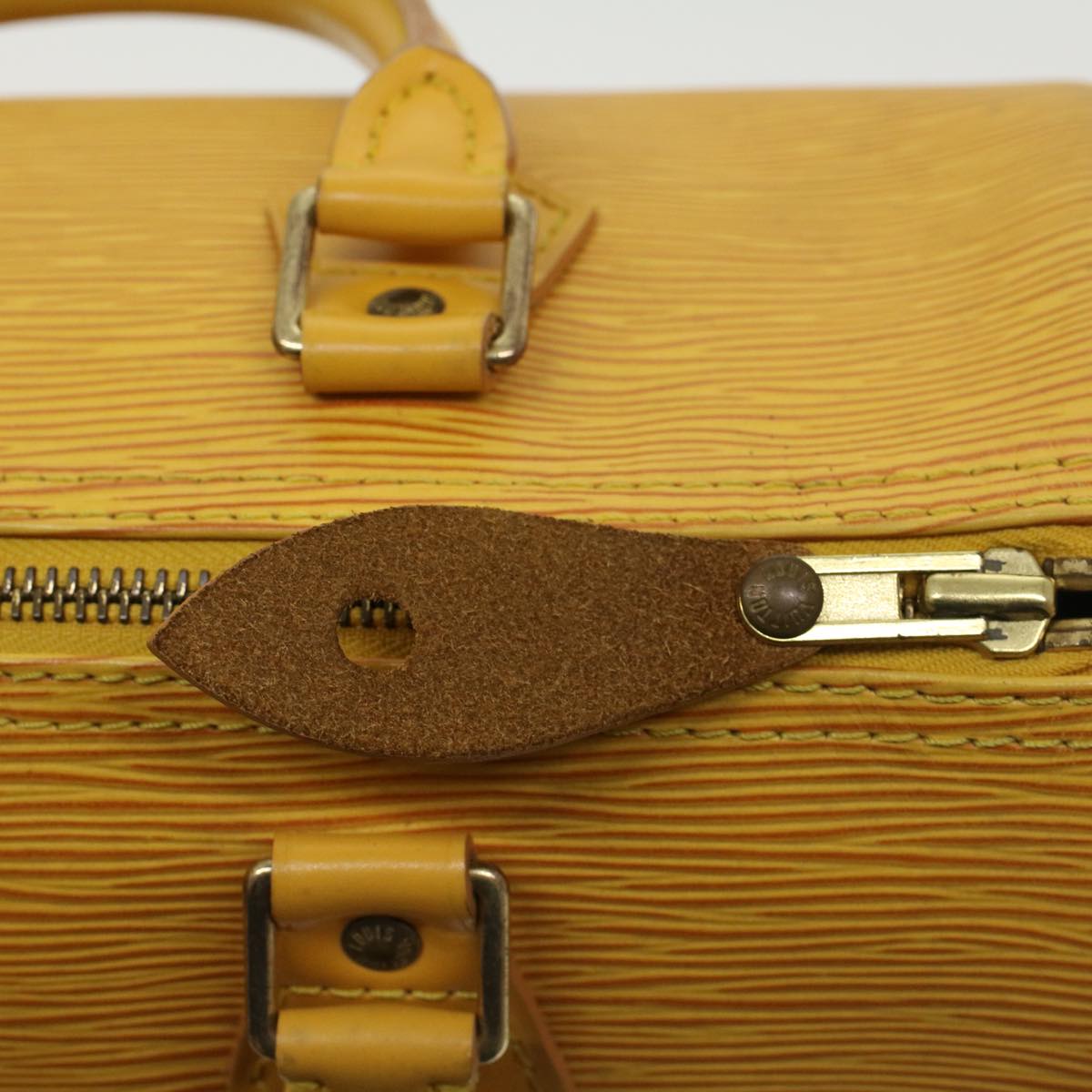 LOUIS VUITTON Epi Speedy 25 Hand Bag Tassili Yellow M43019 LV 45649
