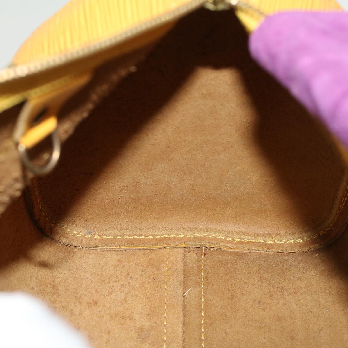 LOUIS VUITTON Epi Speedy 25 Hand Bag Tassili Yellow M43019 LV 45649