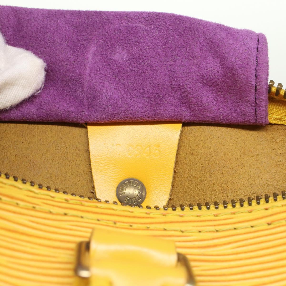LOUIS VUITTON Epi Speedy 25 Hand Bag Tassili Yellow M43019 LV 45649