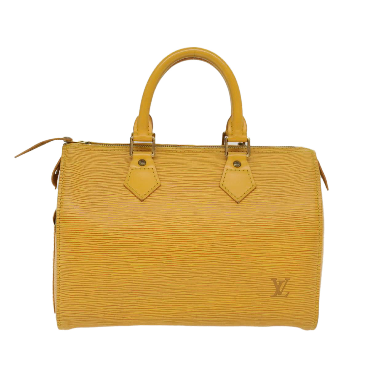 LOUIS VUITTON Epi Speedy 25 Hand Bag Tassili Yellow M43019 LV 45649