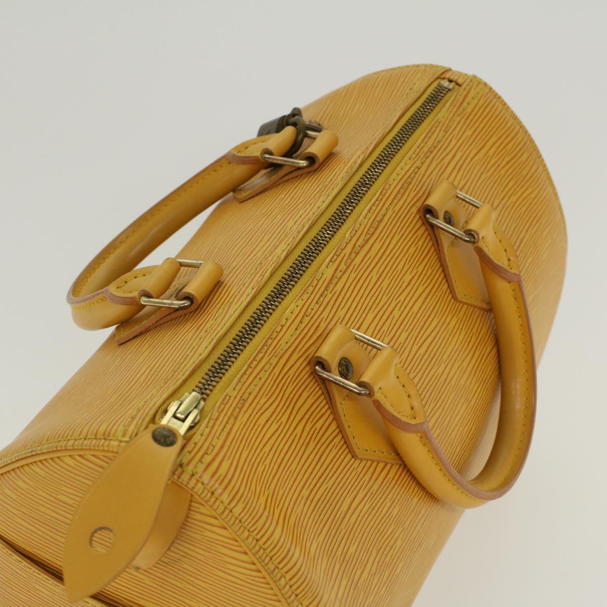 LOUIS VUITTON Epi Speedy 25 Hand Bag Tassili Yellow M43019 LV 45649