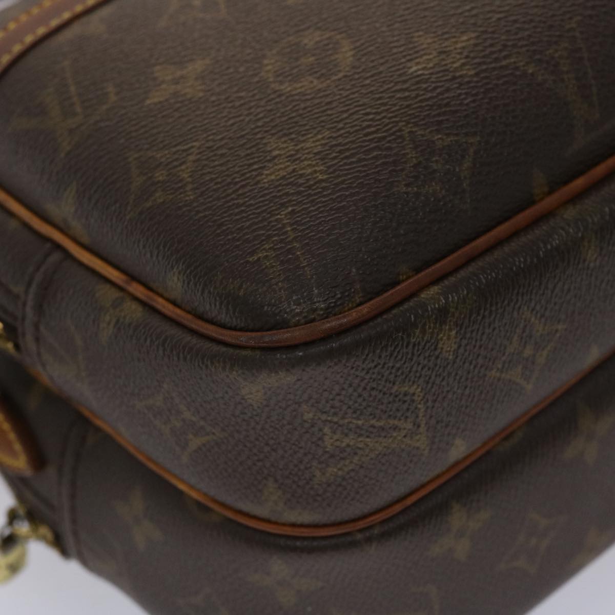LOUIS VUITTON Monogram Reporter PM Shoulder Bag M45254 LV 45650