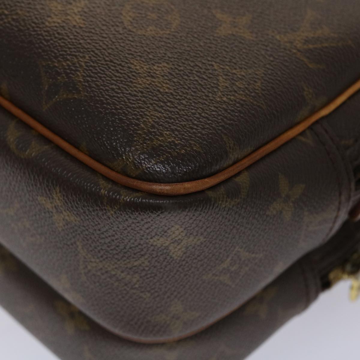 LOUIS VUITTON Monogram Reporter PM Shoulder Bag M45254 LV 45650