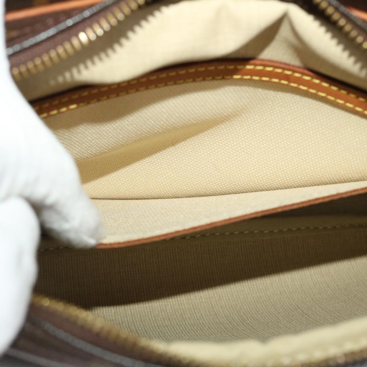 LOUIS VUITTON Monogram Reporter PM Shoulder Bag M45254 LV 45650