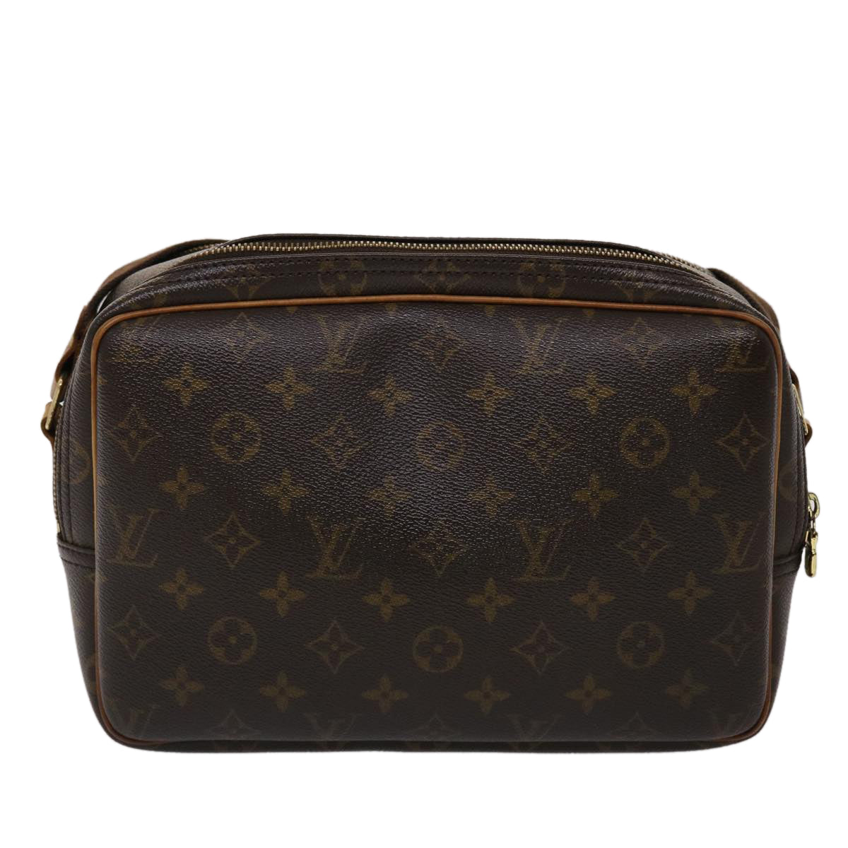 LOUIS VUITTON Monogram Reporter PM Shoulder Bag M45254 LV 45650