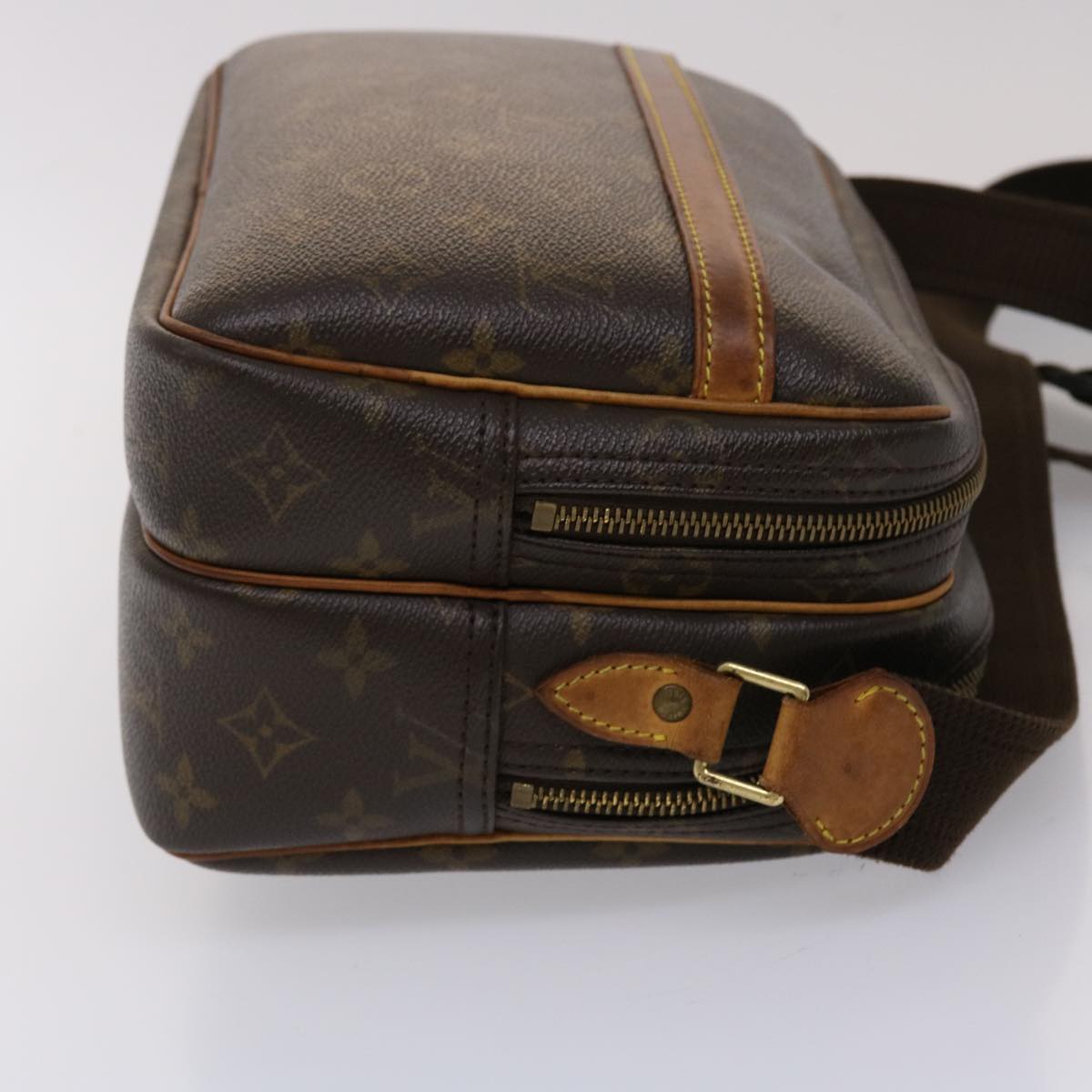 LOUIS VUITTON Monogram Reporter PM Shoulder Bag M45254 LV 45650