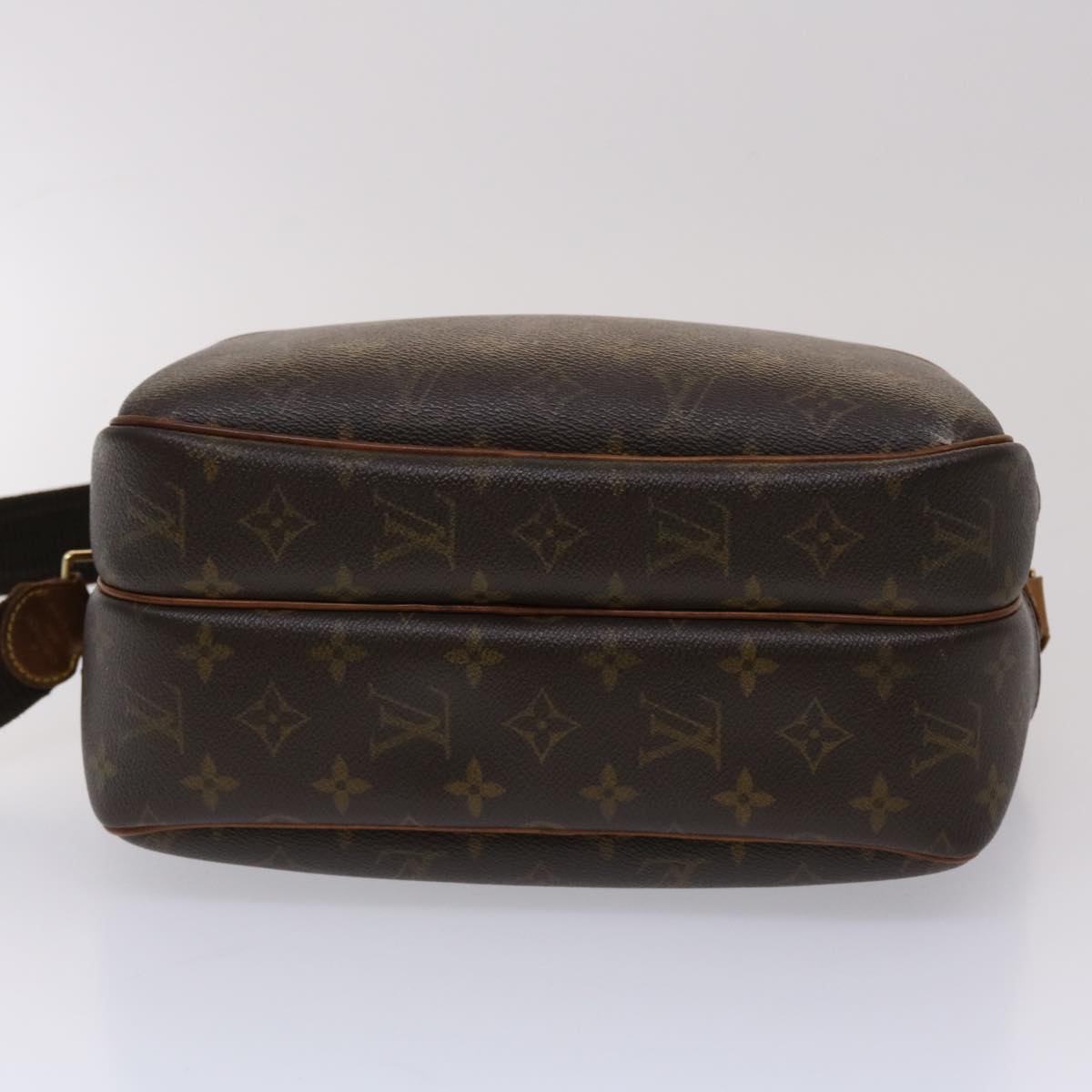 LOUIS VUITTON Monogram Reporter PM Shoulder Bag M45254 LV 45650