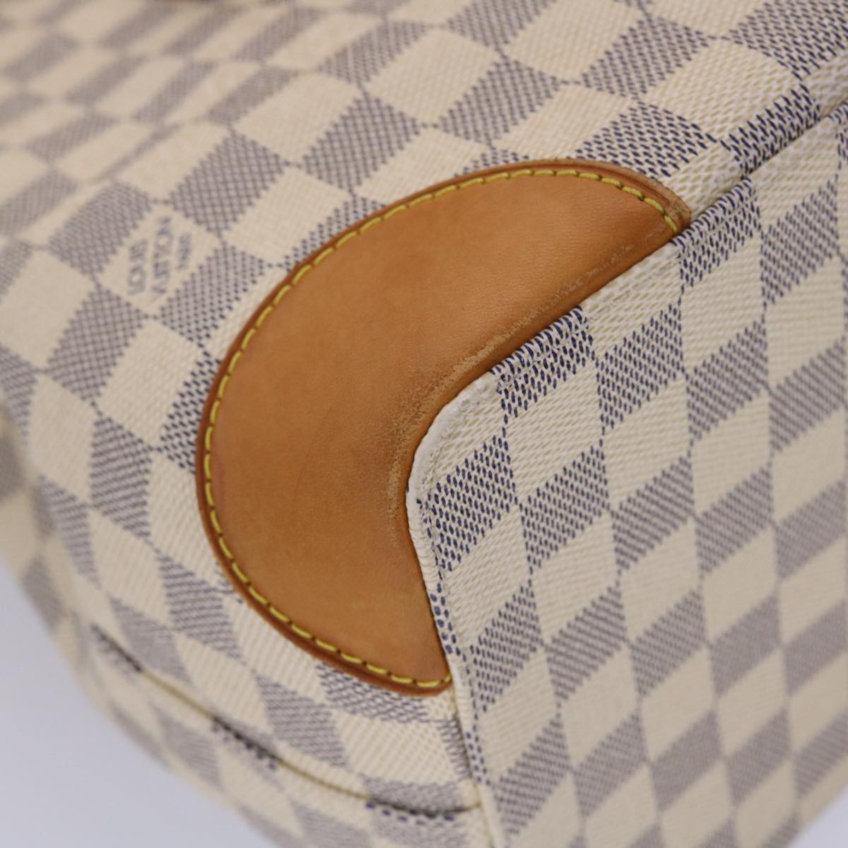 LOUIS VUITTON Damier Azur Hampstead MM Tote Bag N51206 LV 45660