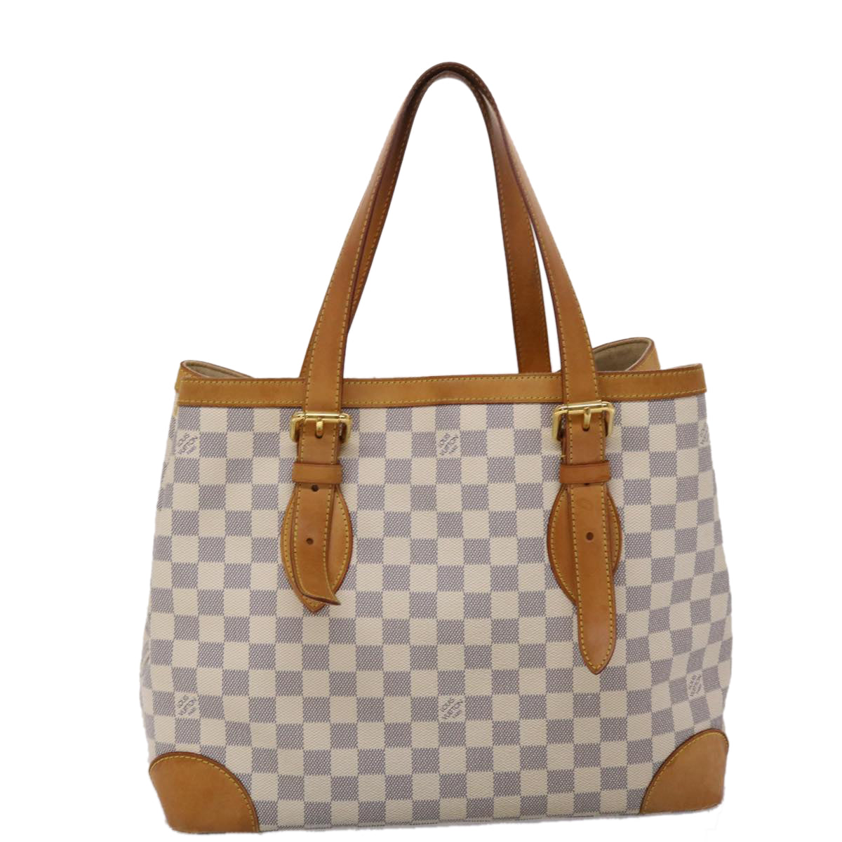 LOUIS VUITTON Damier Azur Hampstead MM Tote Bag N51206 LV 45660