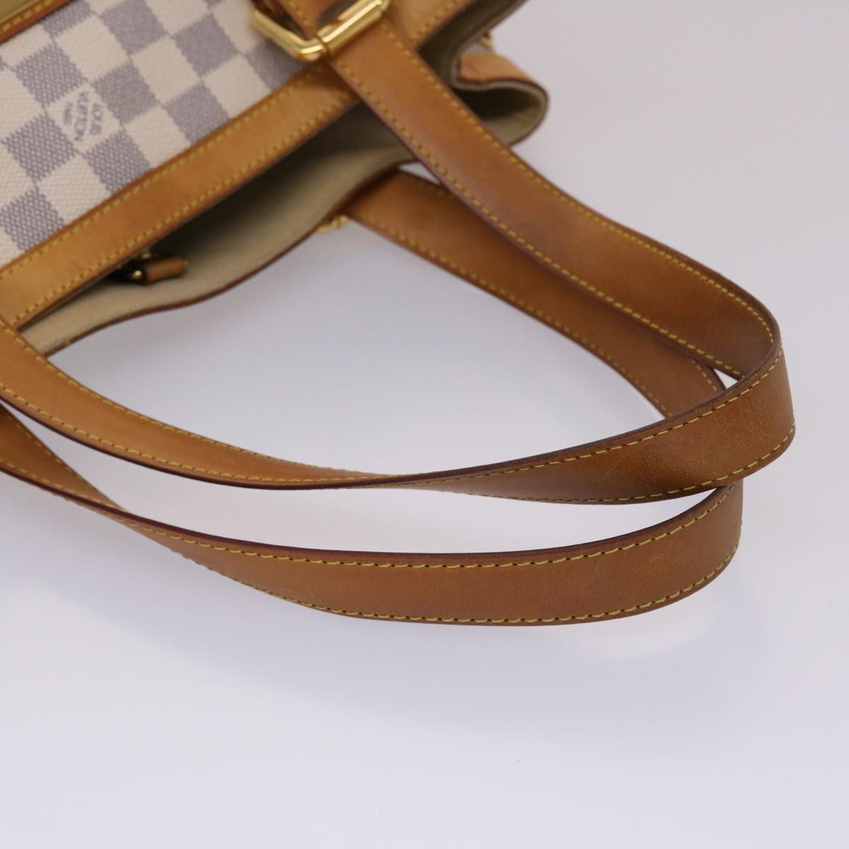 LOUIS VUITTON Damier Azur Hampstead MM Tote Bag N51206 LV 45660