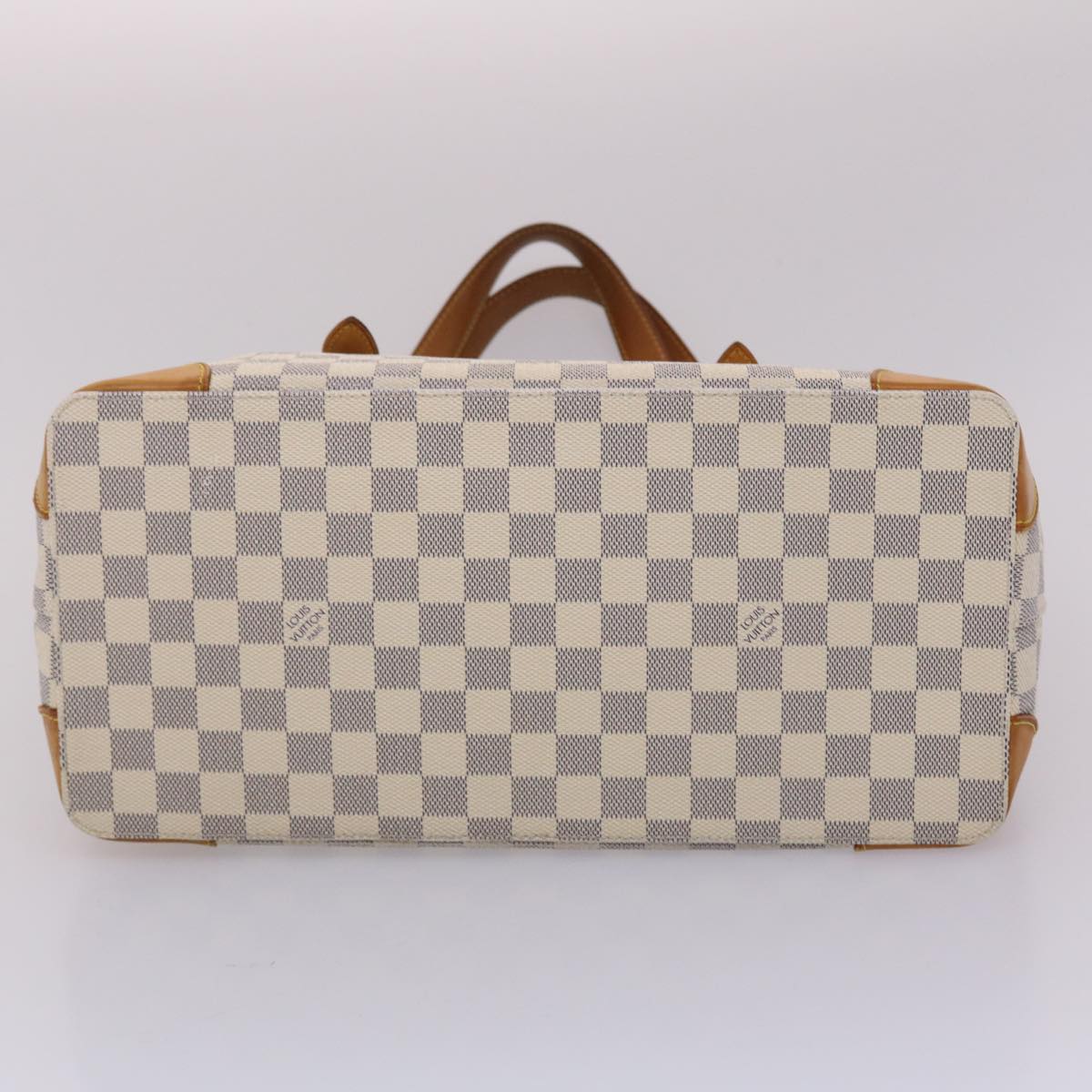 LOUIS VUITTON Damier Azur Hampstead MM Tote Bag N51206 LV 45660