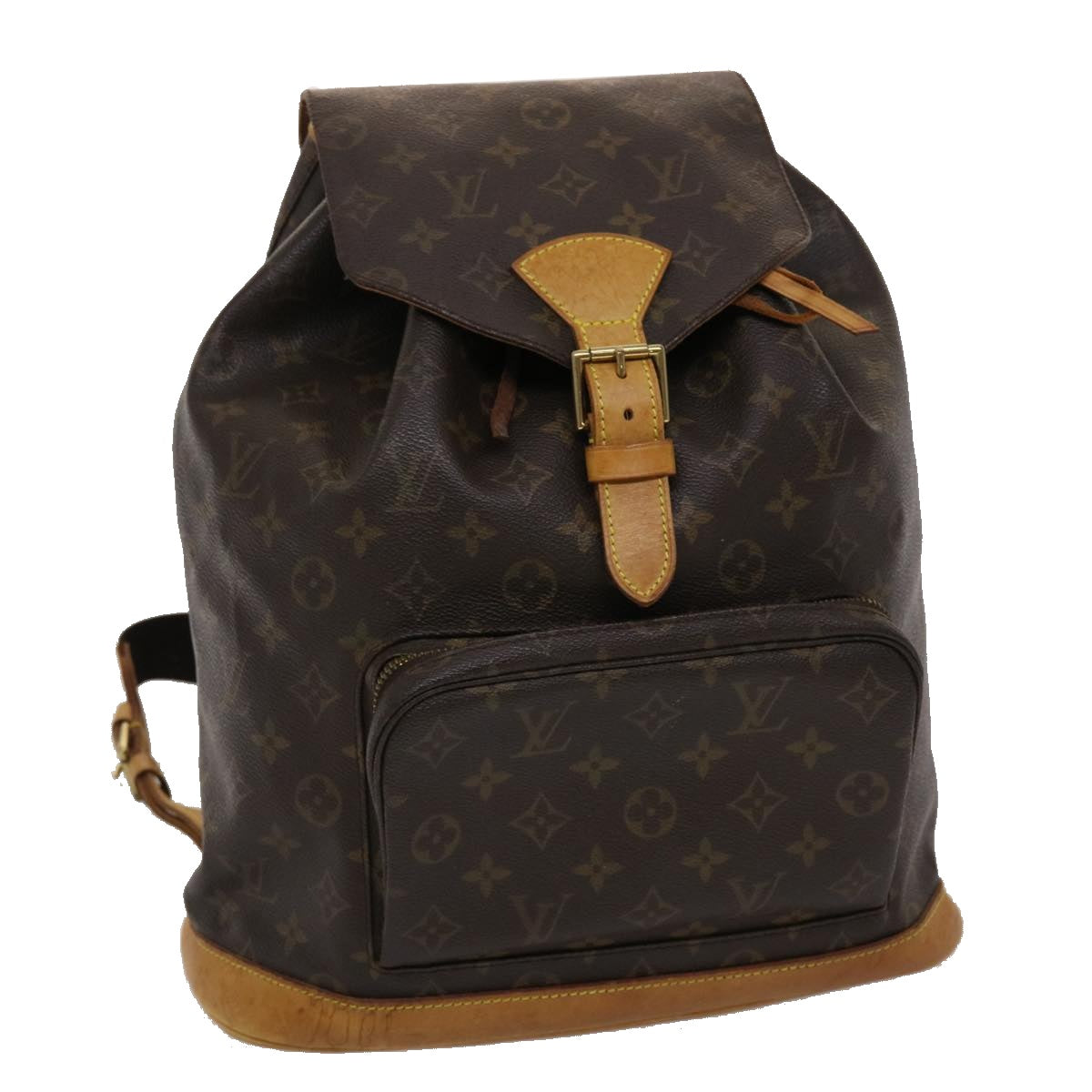 LOUIS VUITTON Monogram Montsouris GM Backpack M51135 LV 45662