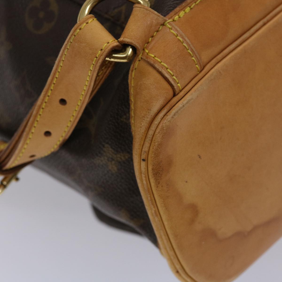 LOUIS VUITTON Monogram Montsouris GM Backpack M51135 LV 45662