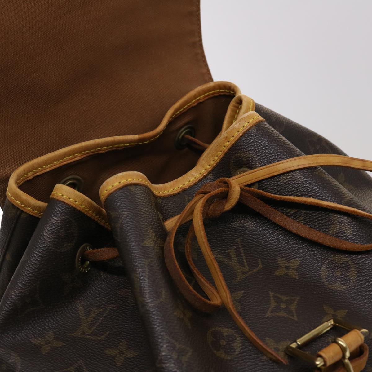 LOUIS VUITTON Monogram Montsouris GM Backpack M51135 LV 45662