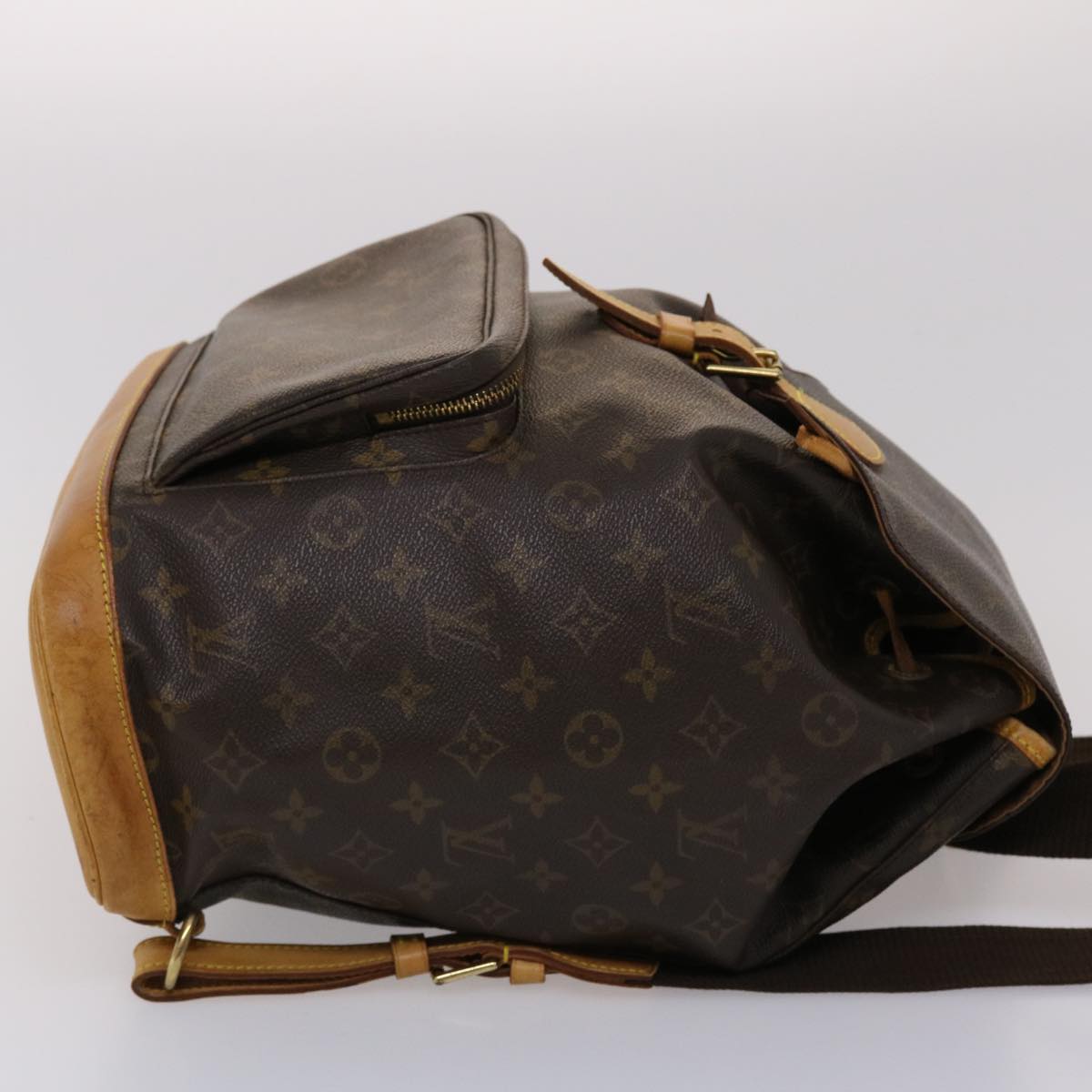 LOUIS VUITTON Monogram Montsouris GM Backpack M51135 LV 45662