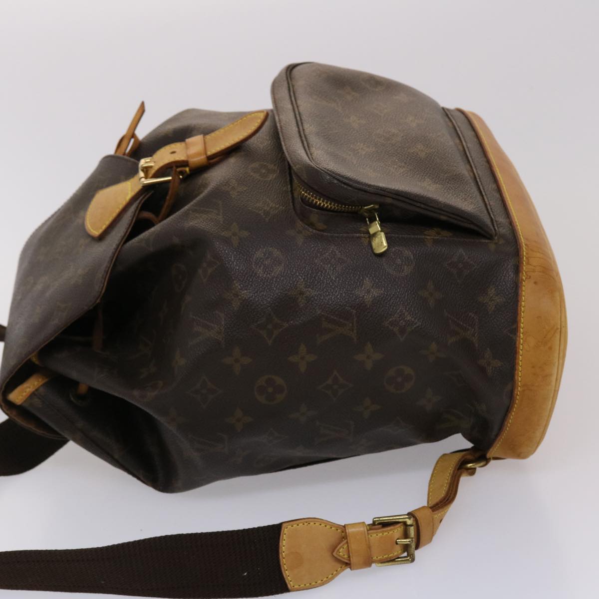 LOUIS VUITTON Monogram Montsouris GM Backpack M51135 LV 45662